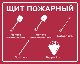 Щит пожарный